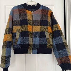 House of Harlow 1960 Navy and Gold Jacket